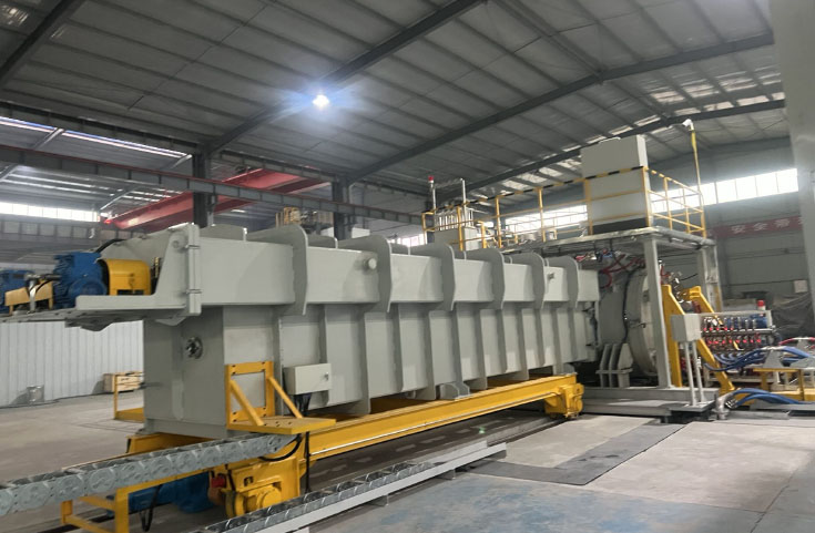 國(guó)產(chǎn)大功率5噸海綿鈦鈦合金電子束水平冷床熔煉EB爐在寶雞點(diǎn)火試車(chē)